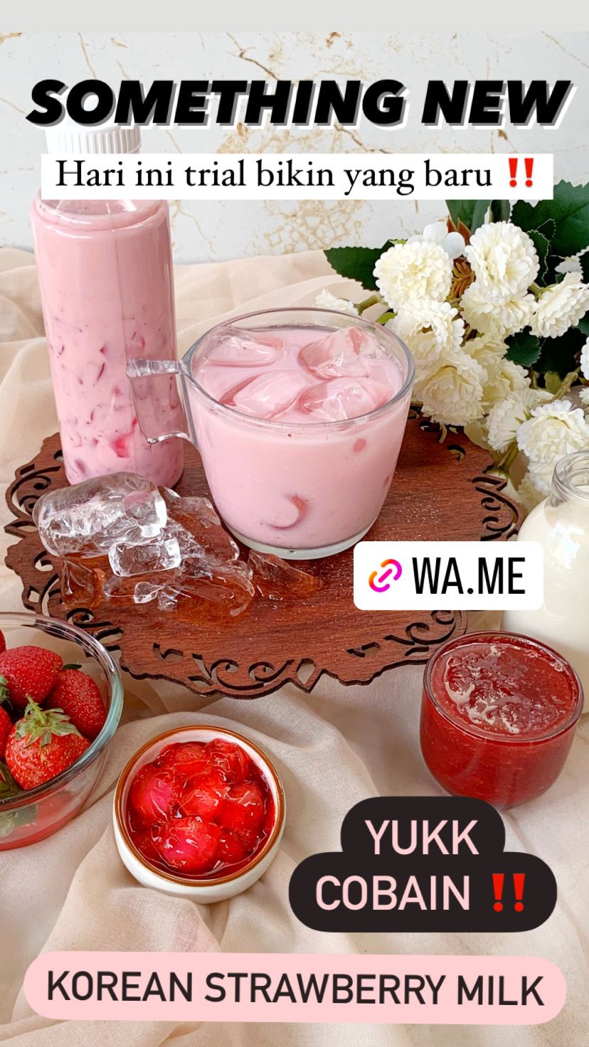 Strawberry korean milk