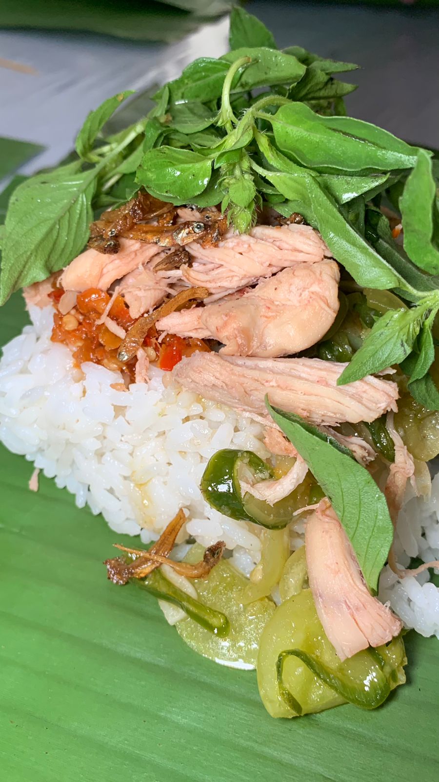 Nasi bakar ayam