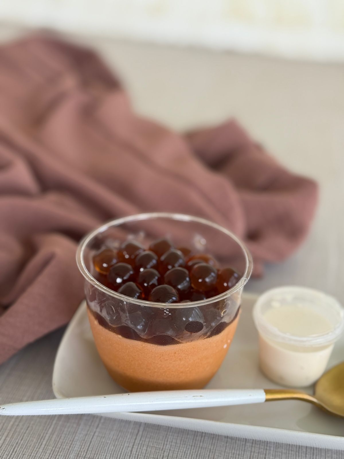 puding milk tea